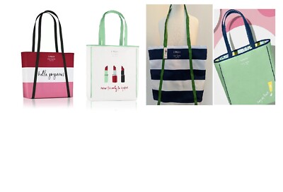 Clinique x Kate Spade Shopping Shoulder Travel Tote Large Bag