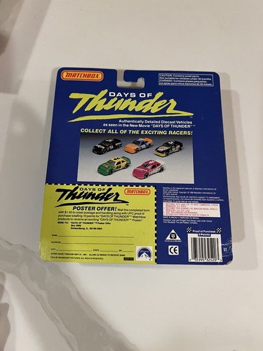 Vintage Matchbox Days of Thunder Race Car Lot Transporter - Cole Trickle #46 - Picture 9 of 10