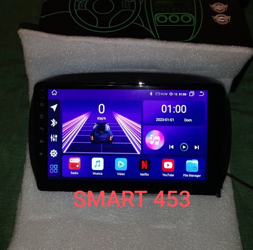 Autoradio Smart 453 Fortwo Forfour Brabus CarPlay Android 14 Wi-Fi 5G QLED RDS - Foto 12 di 18
