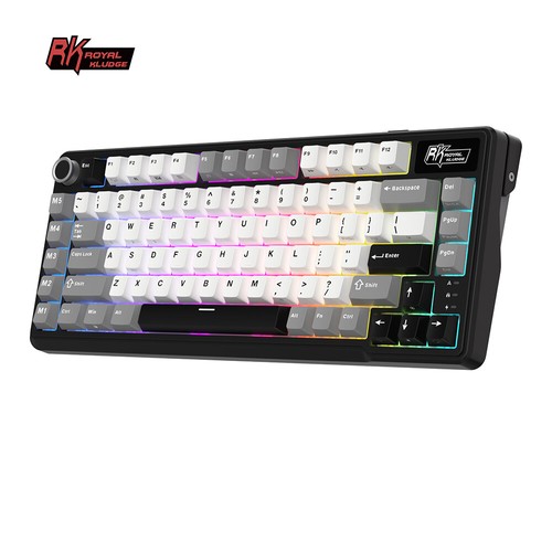 Tastiera meccanica RK ROYAL KLUDGE L75 RGB 2,4 Ghz/BT/Wired Gaming Keyboard - Foto 37 di 43