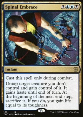Magic the Gathering MTG Spinal Embrace (101) Zendikar Rising Commander   LP