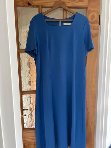 Lovely Blue midi dress Debenhams classic or country casuals CC size 18