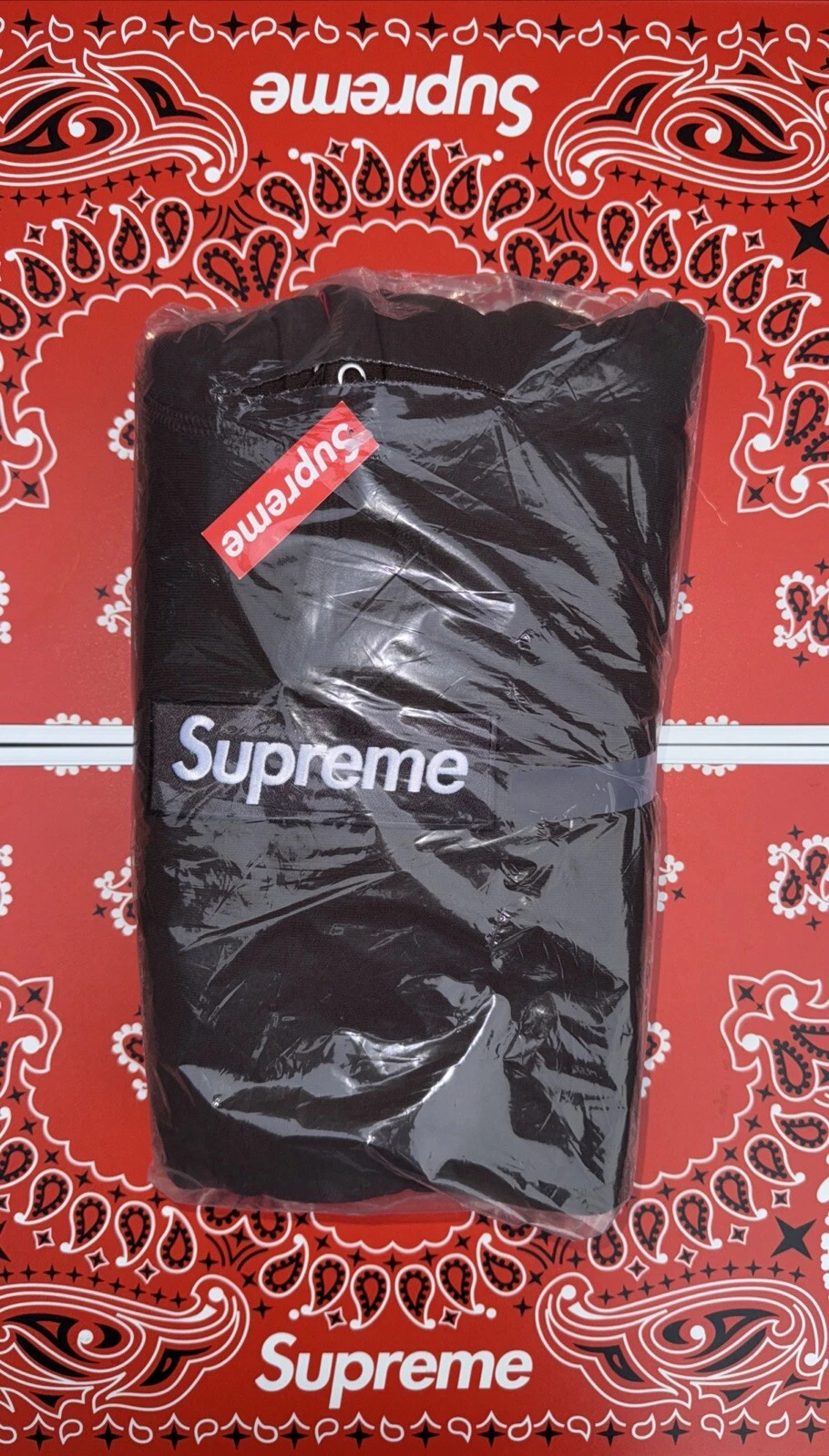 Sweat à capuche Supreme Box Logo marron foncé ! Moyen ! FW21 ! NEUF AVEC ÉTIQUETTE ! 100 % authentique !!!
