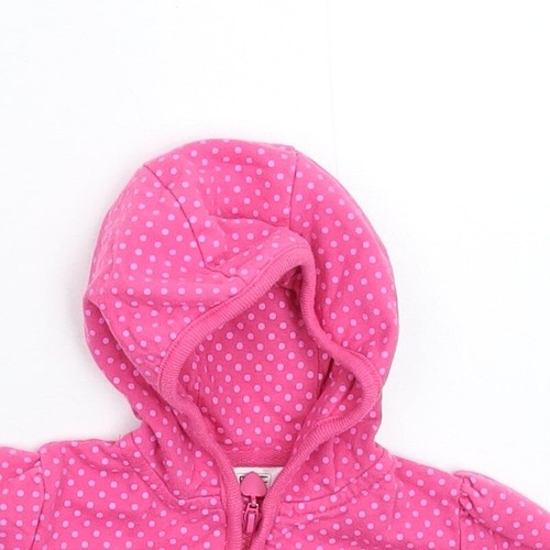 Chaqueta F&F Niñas Rosa Manchada Talla 3-6 Meses Cremallera - Imagen 4 de 12
