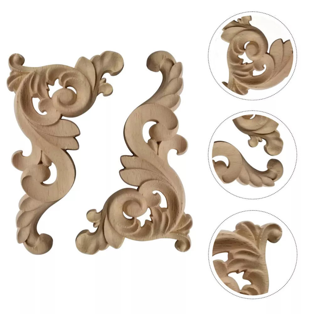 Wood appliques cheap deals
