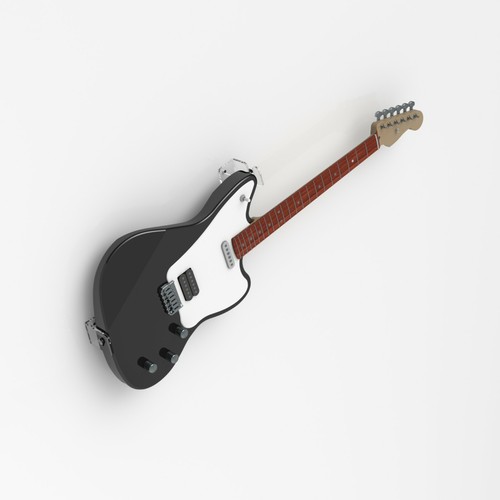 Par de Pared para Guitarra/Colgador para Guitarra de Acrílico/Soporte para Guitarra Perspex | eBay
