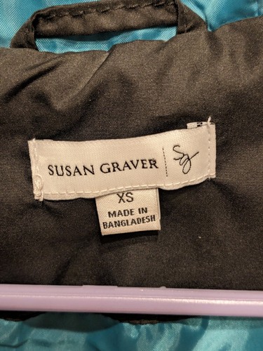 Susan Graver Water Resistant Packable Anorak Jacket Pop Lining A230706 Size XS - Bild 3 von 10