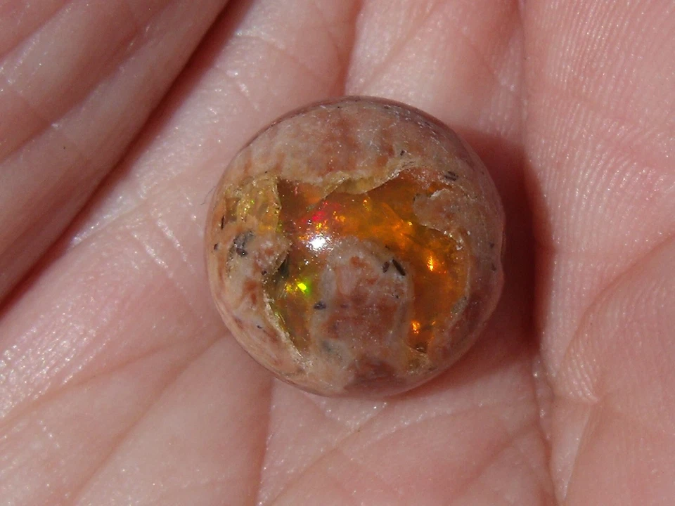 Cuenta de ópalo de fuego Cantera mexicana 11,02 quilates Foto 4 de 4