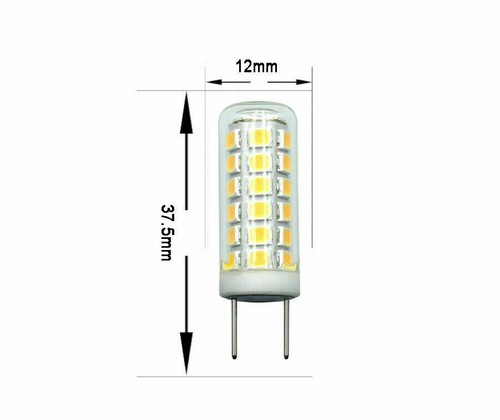 6pcs G8 G8.5 Bi-Pin T4 LED Bulb 39-2835 Light Globes Lamp 120V Ceramics Lights - Picture 2 of 6