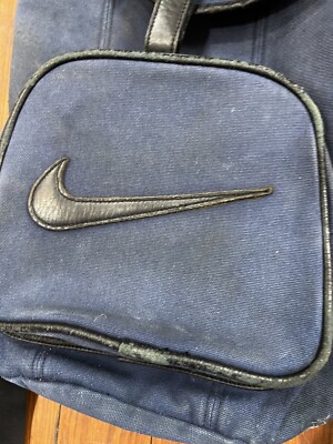 Vintage Nike Bag Swoosh Logo Canvas Backpack 90s Bookbag | eBay