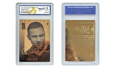 DEREK JETER NY Yankees 2004 Gold SIGNATURE LL 23K GOLD Card - Graded GEM-MINT 10