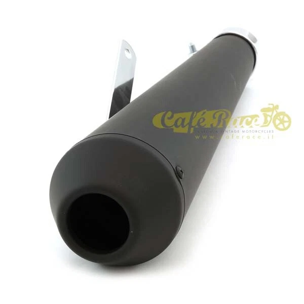 SCARICO MEGATON NERO OPACO APRIBILE CON SILENZIATORE E RIDUTTORI INCLUSI 44,5CM Foto 4 de 4