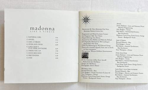 MADONNA Like A Virgin JAPAN 1st CD Sticker Obi With Promo Flyer 1984 - Imagen 8 de 12