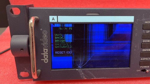 DATAVIDEO TLM-433 TFT LCD MONITOR (QTY 2) & (1) POWER SUPPLY - Picture 6 of 12
