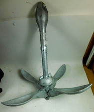 3 Lb  Marine Galvanized Folding Grapnel Anchor