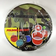 KR Tools Camouflage Folding Bucket With Carrying / Storage Case