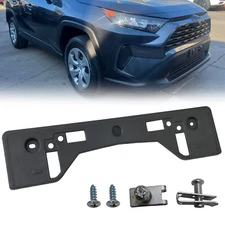 For 2019-2023 Toyota RAV4 Front Bumper License Plate Frame Tag Holder Bracket