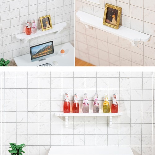 2 PCS Mini Simulated White Storage Rack Miniature Display Micro Scene - 第 10/12 張圖片
