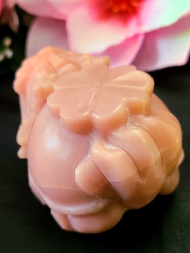 2.5" 202g Pretty Pink Opal Dragon Turtle Crystal Stone Carving Stone Statue - Picture 7 of 20