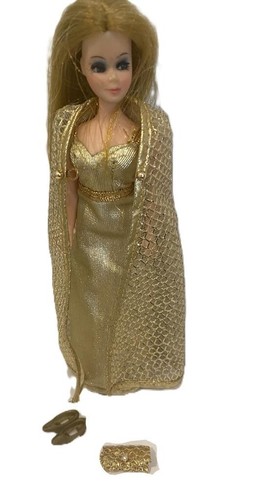 Topper Vtg Dawn Doll All That Glitters 1970 Model Agency 814 Purse Shoes Orig - Picture 2 of 9