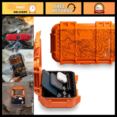 Tough Protective Dry Box Case for Cameras, Phones, Camping & Fishing - USA Made,
