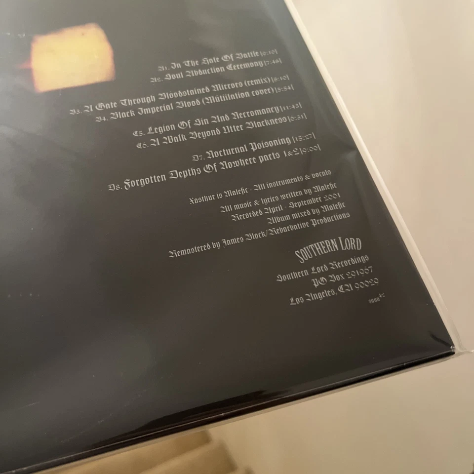 Xasthur - Nocturnal Poisoning First Press Red Double LP VG Cond Foto 3 de 4