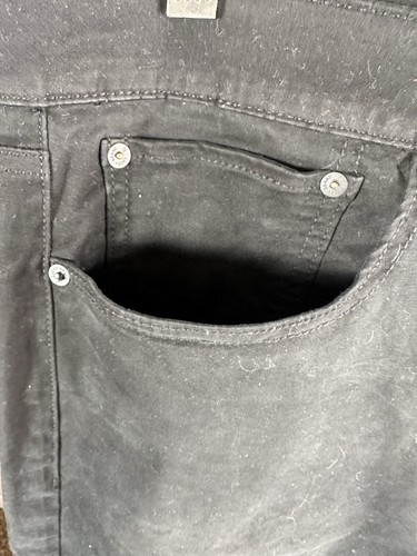 Pantalones de mezclilla negros descoloridos Lucky Brand para hombre talla 38, ligeramente usados en excelente estado - Imagen 3 de 8