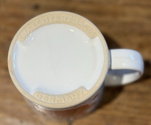 Taza de Navidad vintage Waechtersbach muñeco de nieve blanca/roja ALEMANIA (tiene chip) - Imagen 8 de 12