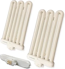 65Watt FML65/6500K Daylight Triple Tube Fluorescent Light Bulb,4-Pin GX10Q-8Base