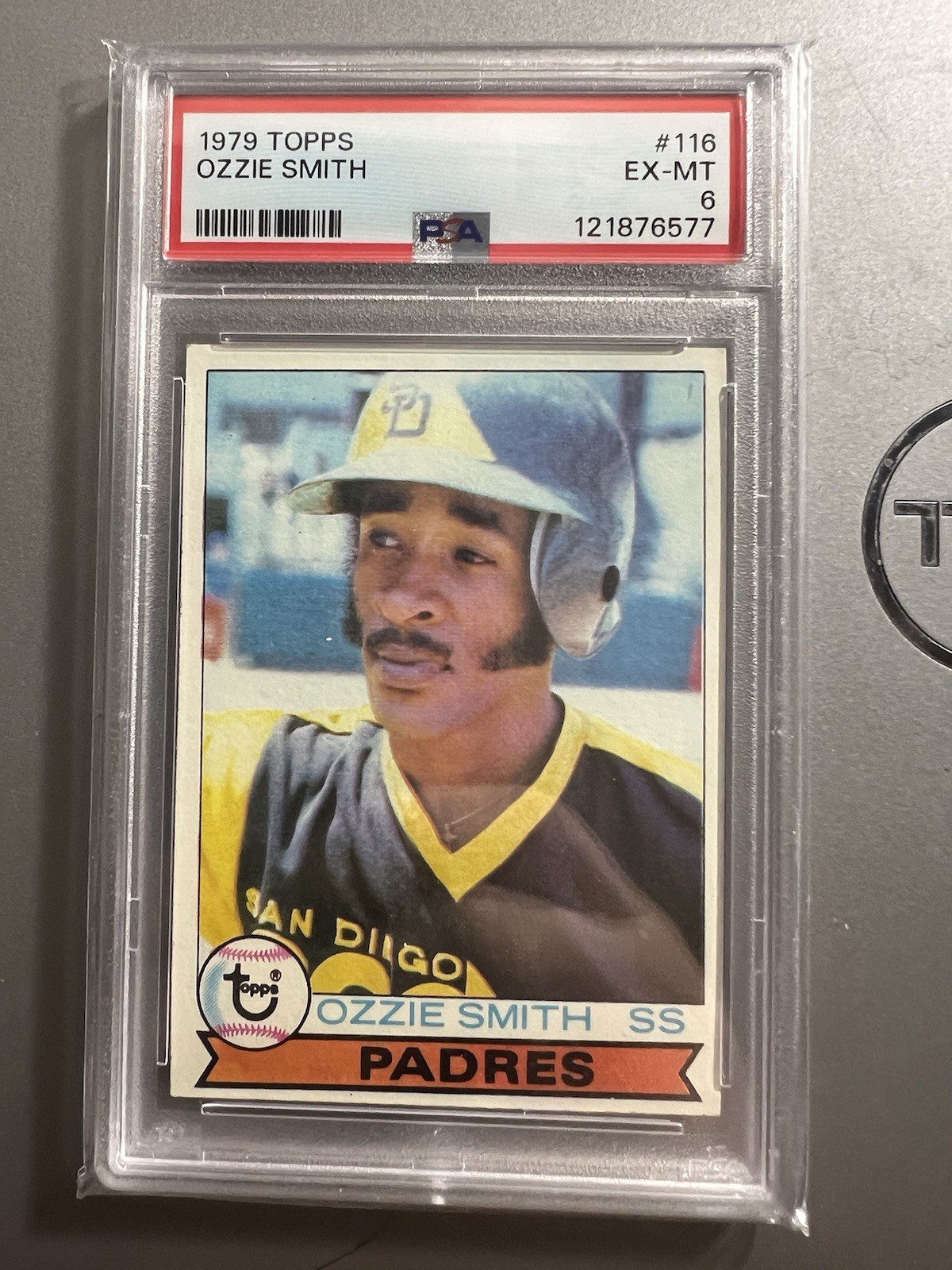 1979 Topps Rookie - Ozzie Smith (#116) San Diego Padres PSA 6