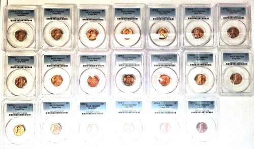 Lincoln Memorial Cents 20-Coin Set - PCGS Certified - All 1970-S - Picture 2 of 6