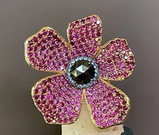 Kate Spade Poppy Power Statement Ring Sz 7 NWT