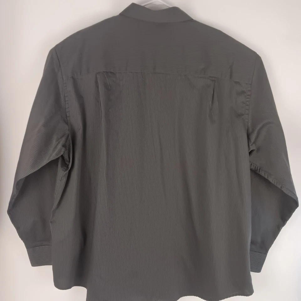 Camisa de vestir Van Heusen grande y alta para hombre L/S talla 2XL (19-19,5) lote de 3 Foto 4 de 4