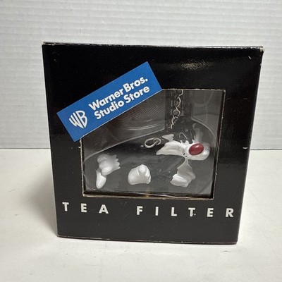 Vintage 1998 Warner Bros Sylvester The Cat Tea Filter NOS Warner Brothers Boxed