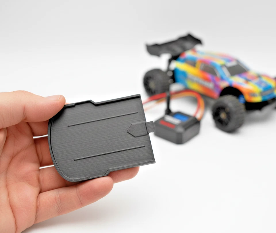 Akkudeckel für Reely GT2 Evo Sender - Schwarz - 1er Pack - Bild 3 von 4