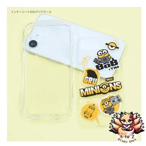 NUEVO Estuche Gourmandies Despicable Me/Minions Series iPhone 16e Cristal Transparente con Foto 3 de 4