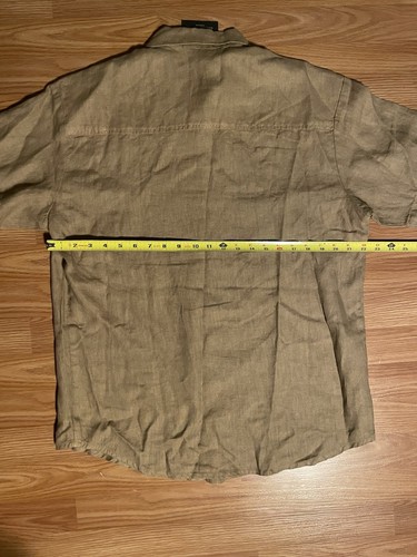 Chemise homme VKTRBLAK lin manches courtes naturel XL NEUVE AVEC ETIQUETTE - Photo 4/5