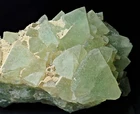 green alpine fluorite crystal fluorite Böckstein gas stone Salzburg Austria