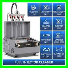 4-Cylinder Injector Cleaning Machine GDI Ultrasonic Fuel Injector Cleaner Tester