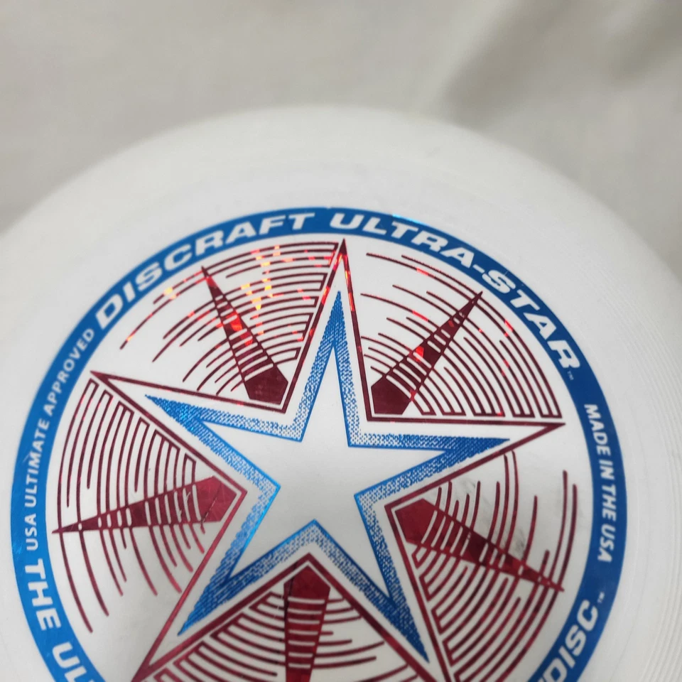 Discraft Ultra-Star 175G Ultimate Sportdisc White - Disc Golf Frolf - Image 3 of 4
