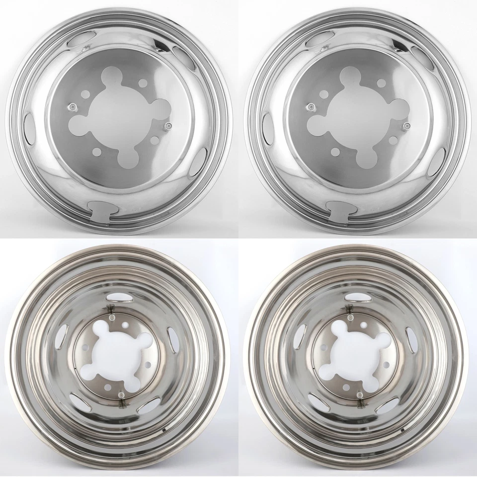 for Dodge Ram 3500 2003-2018 17" Dually Wheel Simulators Dual Rim Covers Hubcaps - Image 2 of 4