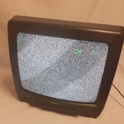 Matsui Retro TV CRT 1409R Retro Gaming 14” Black - Picture 3 of 12
