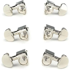 Grover 102N Original Rotomatics Tuning Machines Set - Nickel