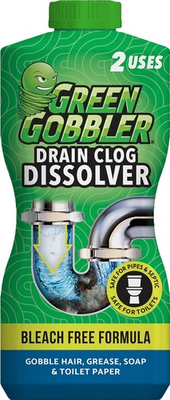 #ad Green Gobbler Drain Clog Dissolver Opener Cleaner 1 Pack $17.17