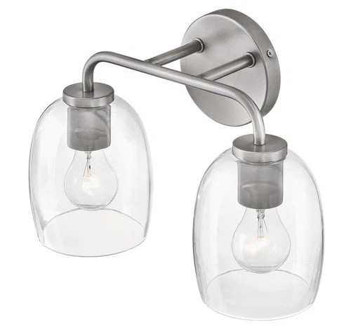 Lark 85012 Percy 2 Light 15"W Bathroom Vanity Light - Picture 11 of 13