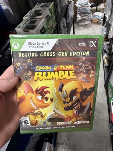 Crash Team Rumble Deluxe Cross-Gen Edition (Microsoft Xbox One, Series X) New