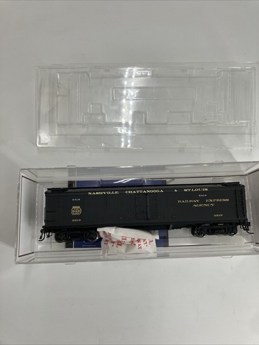 Broadway Limited HO GACX 53'6 Wood Express Reefer NC&STL #3919 Pullman verde | Zustand: New