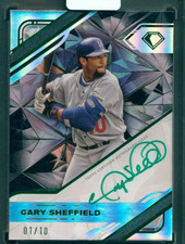 2025 Topps Diamond Icons Gary Sheffield Black Parallel w/ Green Ink 1/10