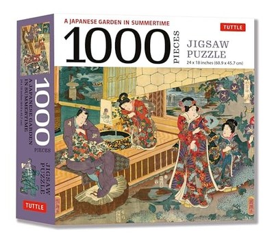 Tuttle Publishing - A Japanese Garden in Summertime - 1000 Piece Jigsa - H245z
