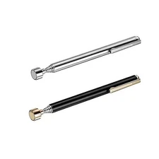 2 Pieces Magnetic Telescoping Pick-Up Tool with Pocket Clip 3 Lb Extendable 
